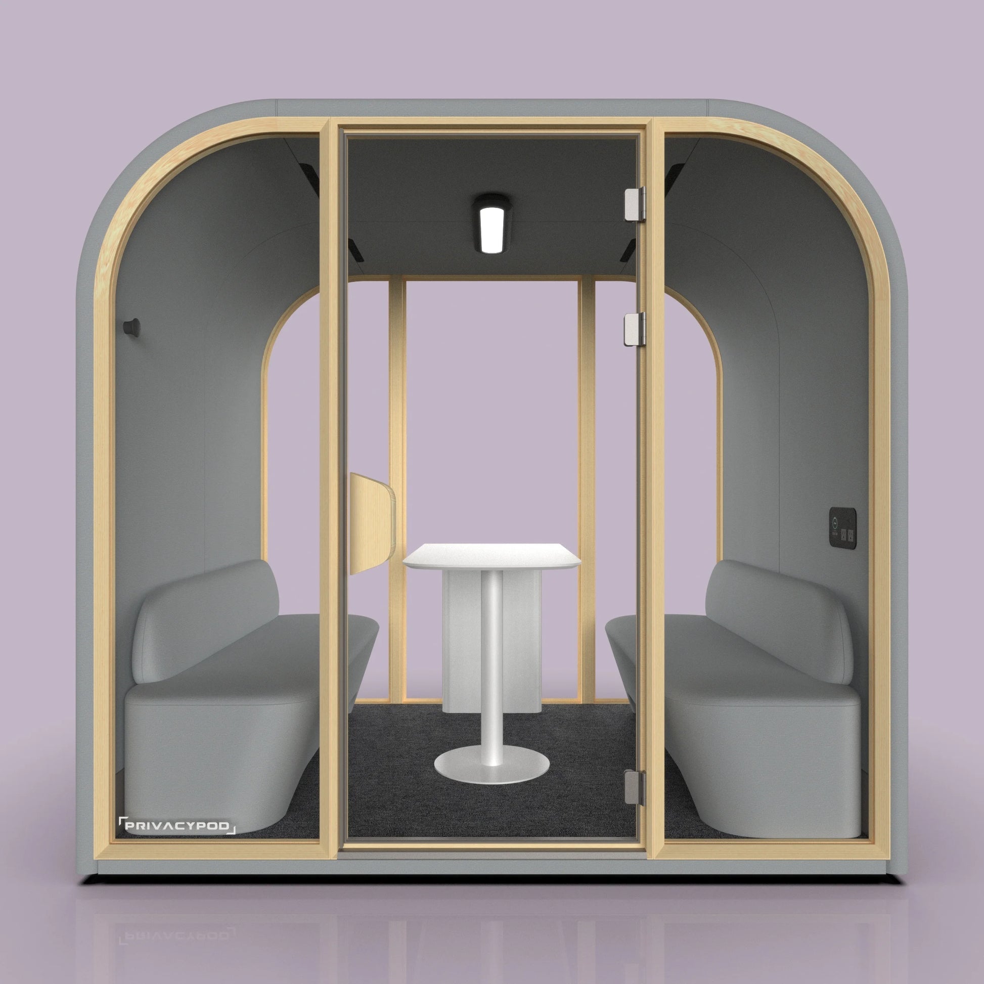 PrivacyPod Arc L Pod 4 Person Meeting Pod