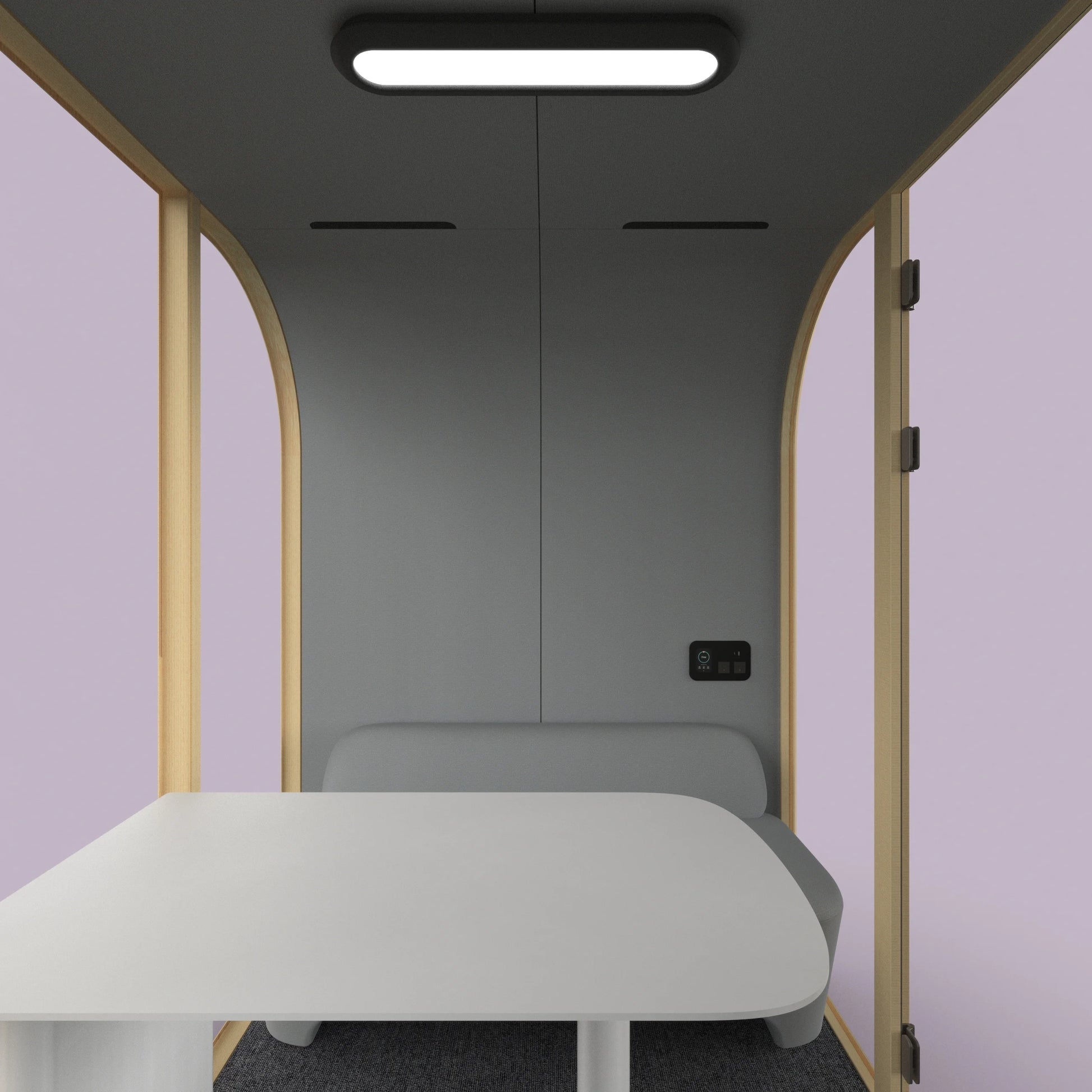PrivacyPod Arc L Pod 4 Person Meeting Pod