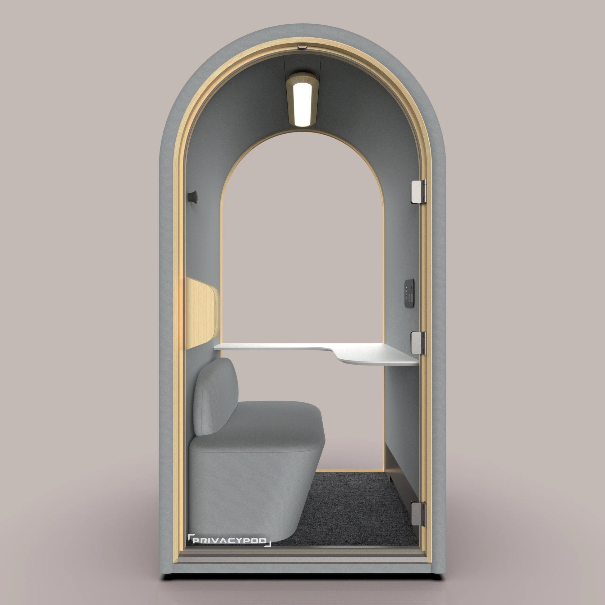 PrivacyPod Arc S Pod 1 Person Acoustic Phone Booth