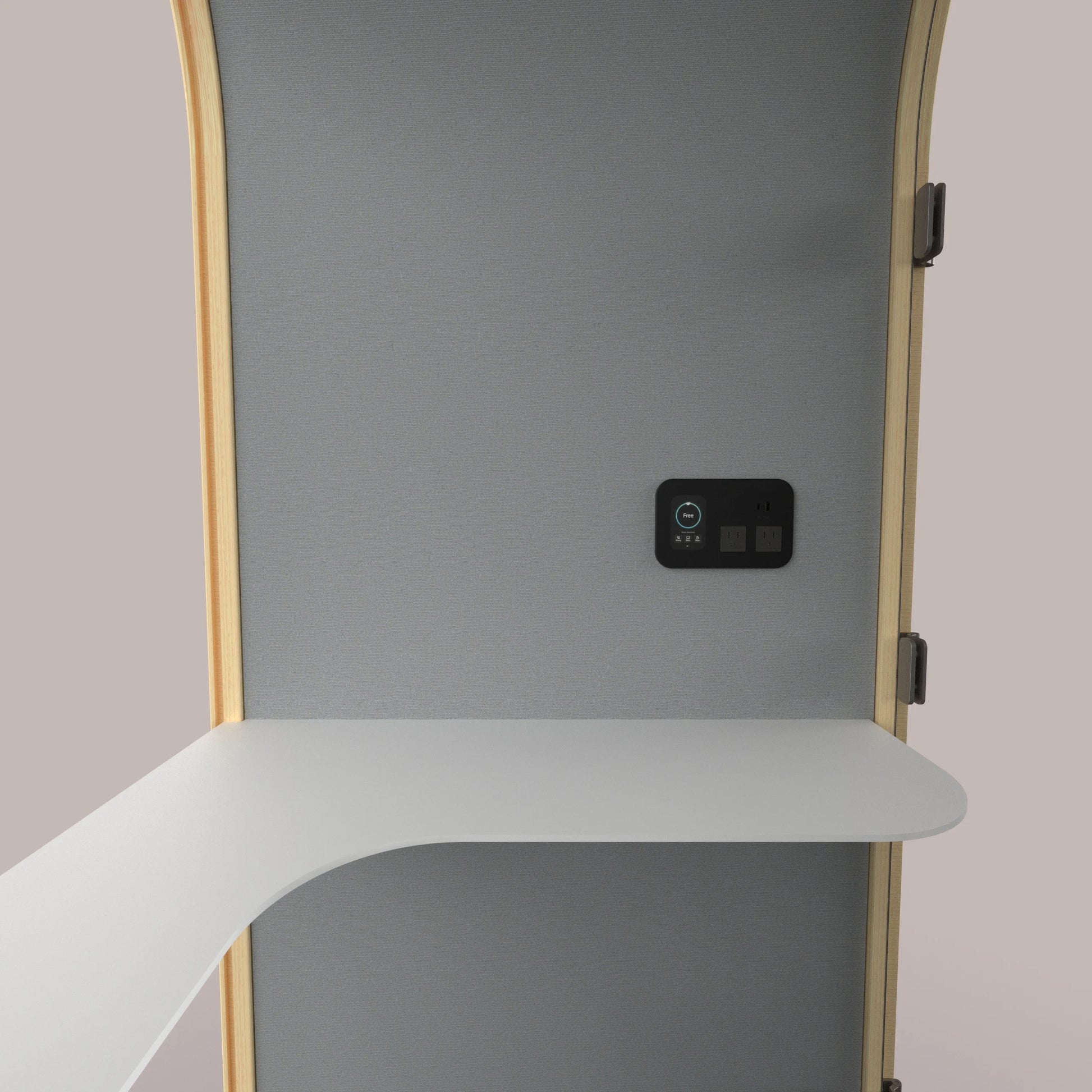 PrivacyPod Arc S Pod 1 Person Acoustic Phone Booth