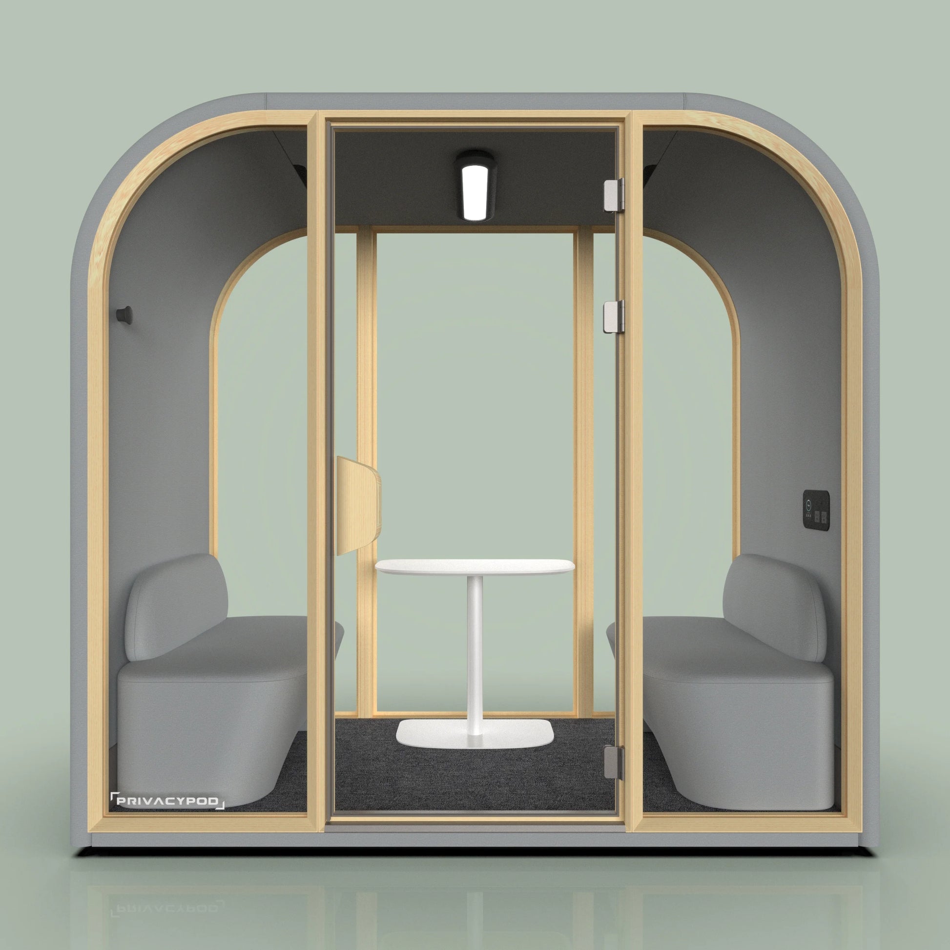 PrivacyPod Arc SL Pod 2 Person 1:1 Meeting Pod