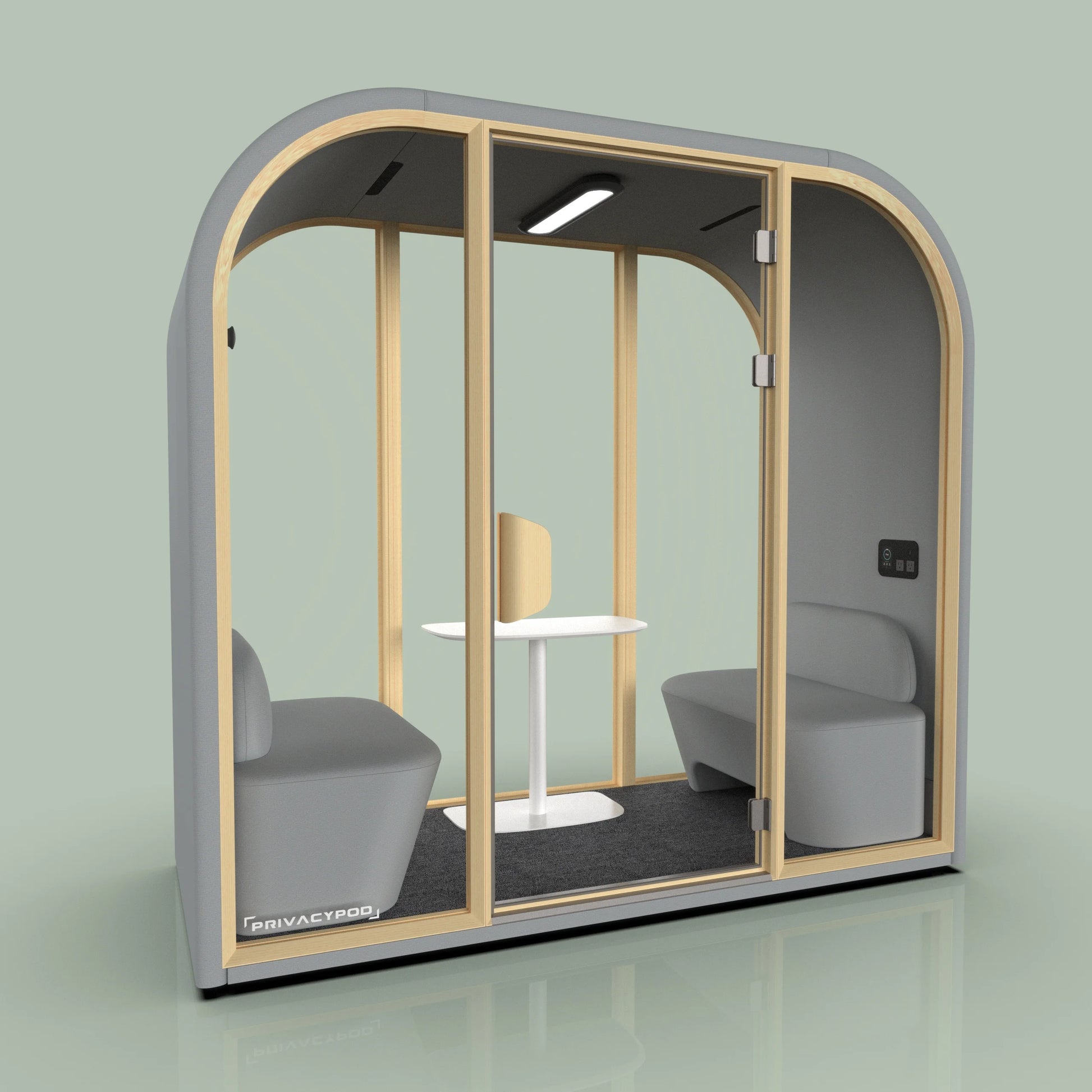 PrivacyPod Arc SL Pod 2 Person 1:1 Meeting Pod