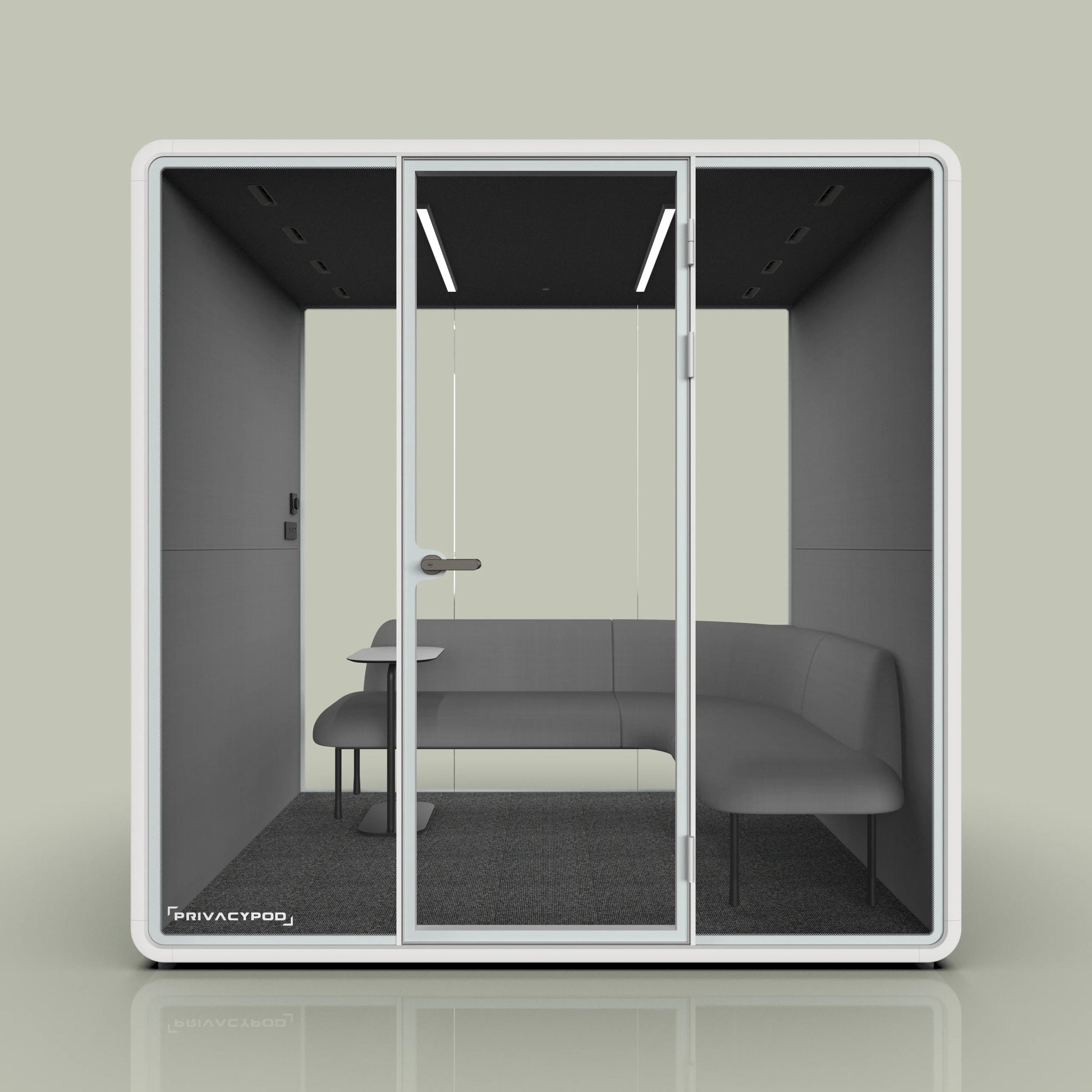 PrivacyPod L Pod 4 Person Soundproof Meeting Room