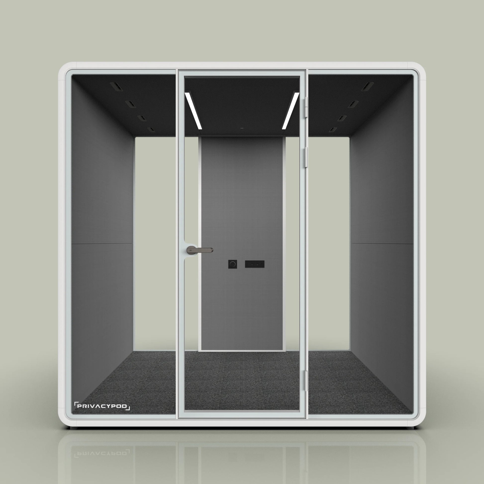PrivacyPod L Pod 4 Person Soundproof Meeting Room