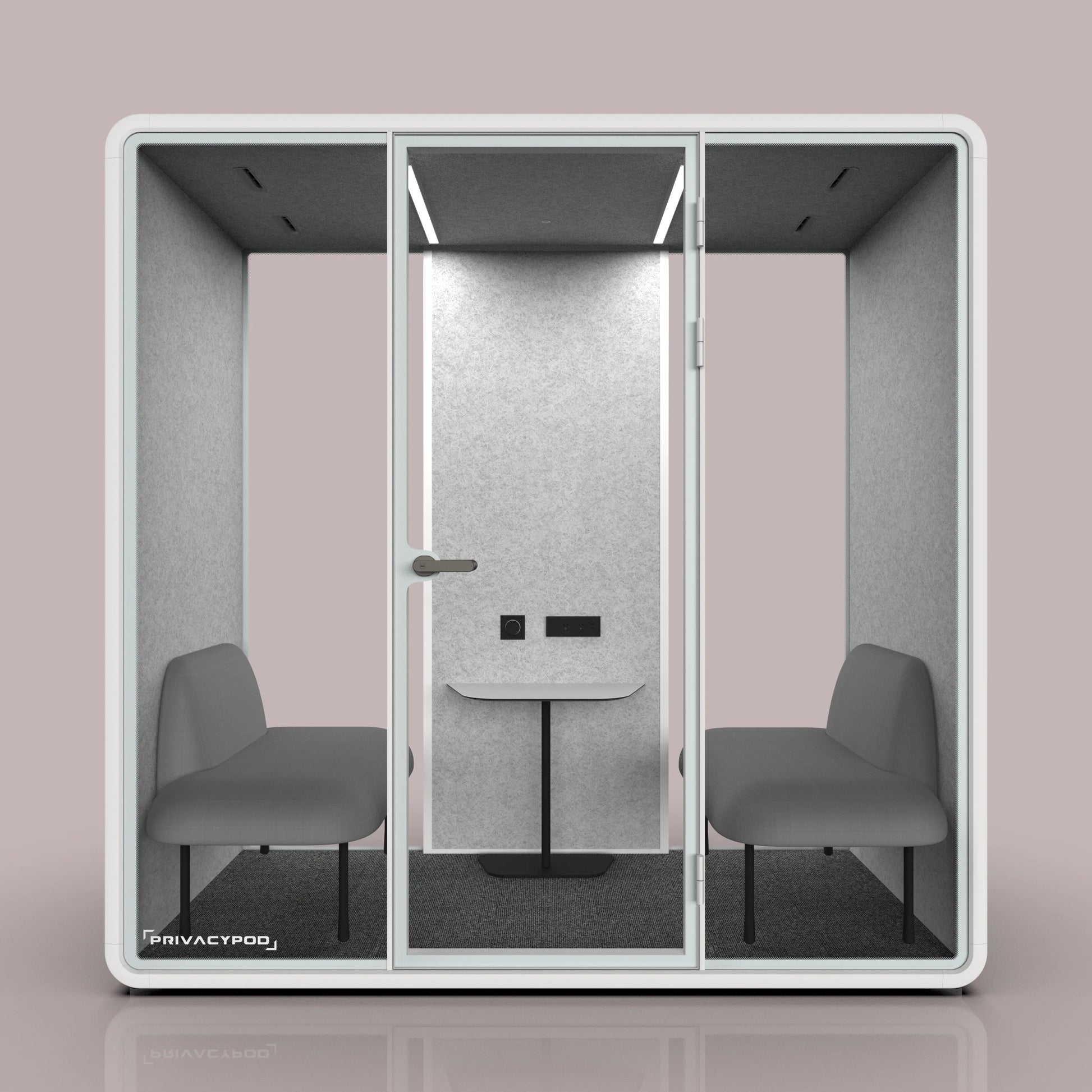 PrivacyPod SL Pod 2 Person Soundproof Meeting Pod