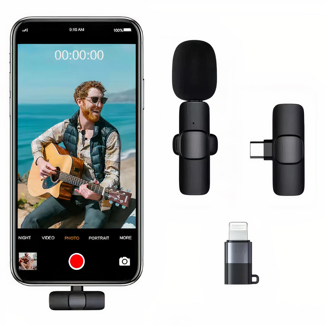 MiiClip™ Creator Wireless Lapel Microphone - iPhone & Android